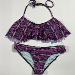 Hot Water Multicolor Bikini Set